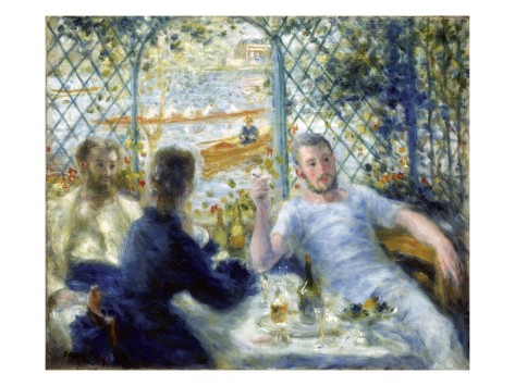 Lunch at the Restaurant Fournaise - Pierre Auguste Renoir Painting